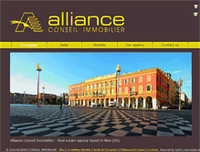 Tablet Screenshot of allianceconseilimmo.com